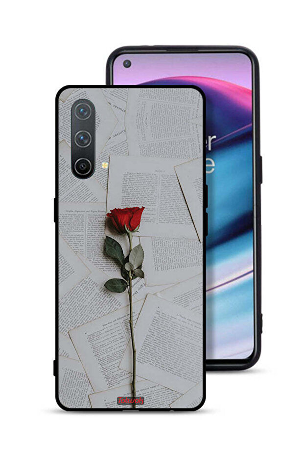 غطاء حماية لهاتف OnePlus Nord CE 5G وردي على ورق