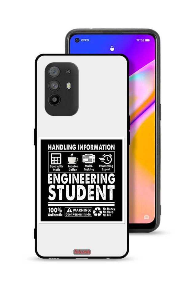 غطاء حماية لهاتف Oppo A95 5G - ملصق طالب هندسة