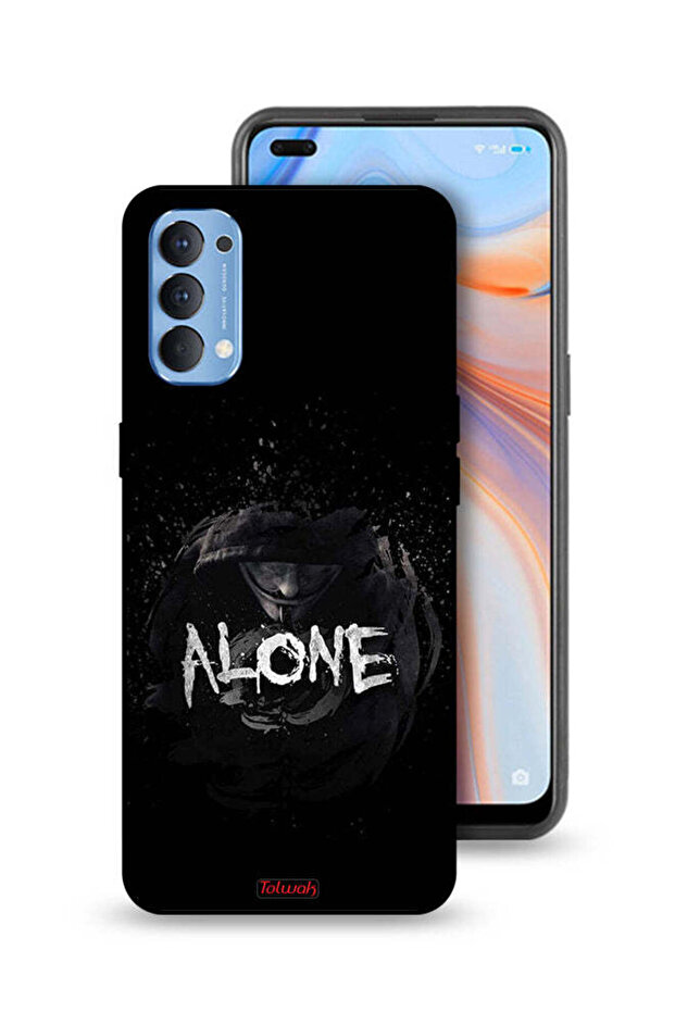 غطاء حماية لهاتف Oppo Reno4 4G فقط