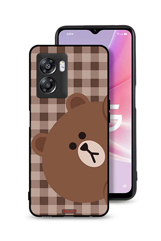 غطاء حماية لهاتف Oppo A57 5G بتصميم دب تيدي