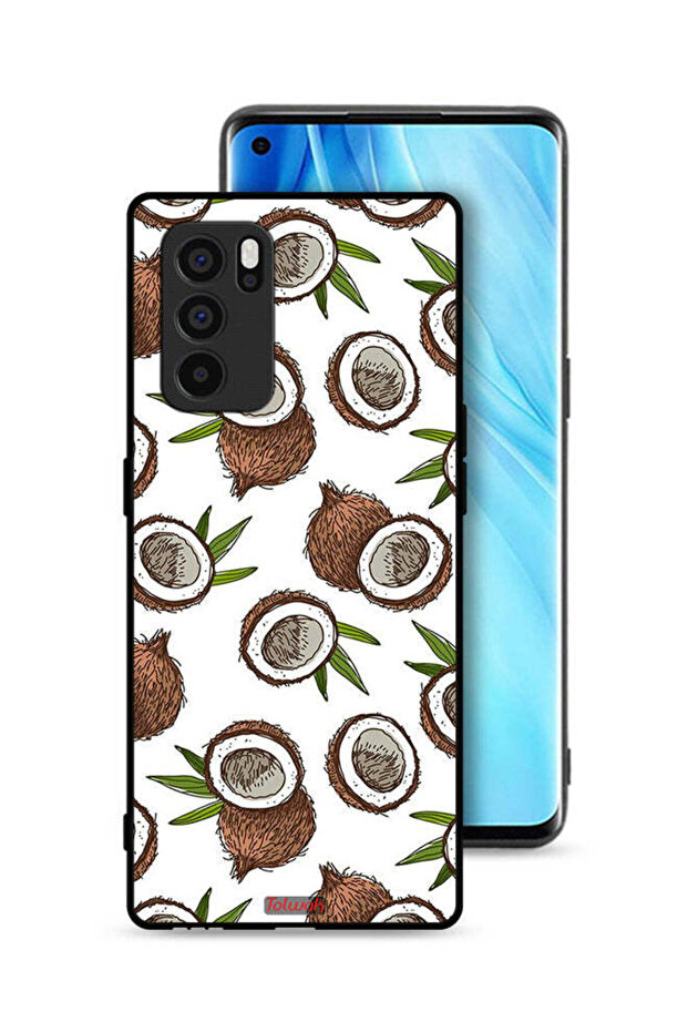 غطاء حماية لهاتف Oppo Reno6 Pro 5G - لون جوز الهند