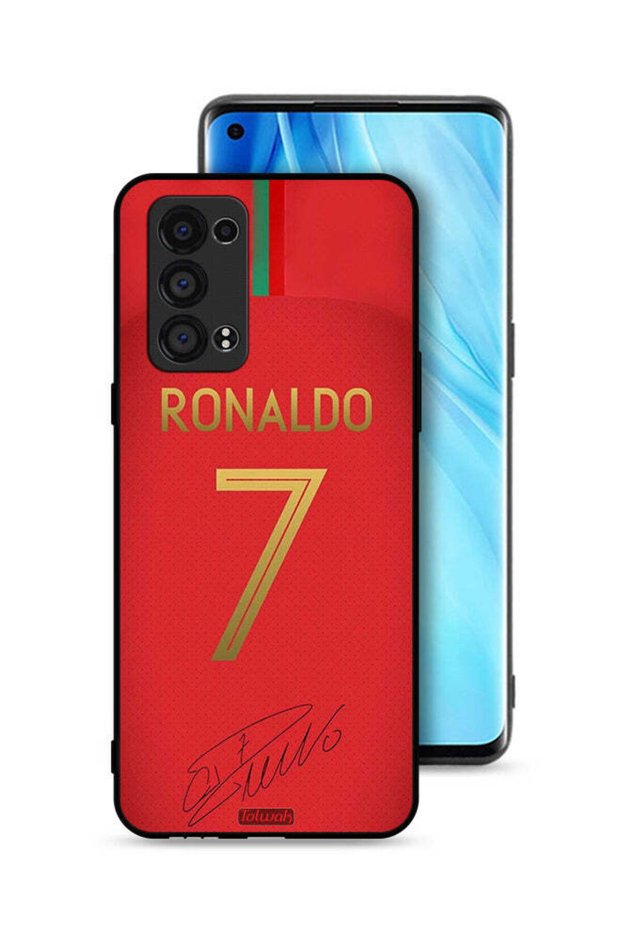 غطاء حماية لهاتف Oppo Reno6 Pro Plus 5G رونالدو 7