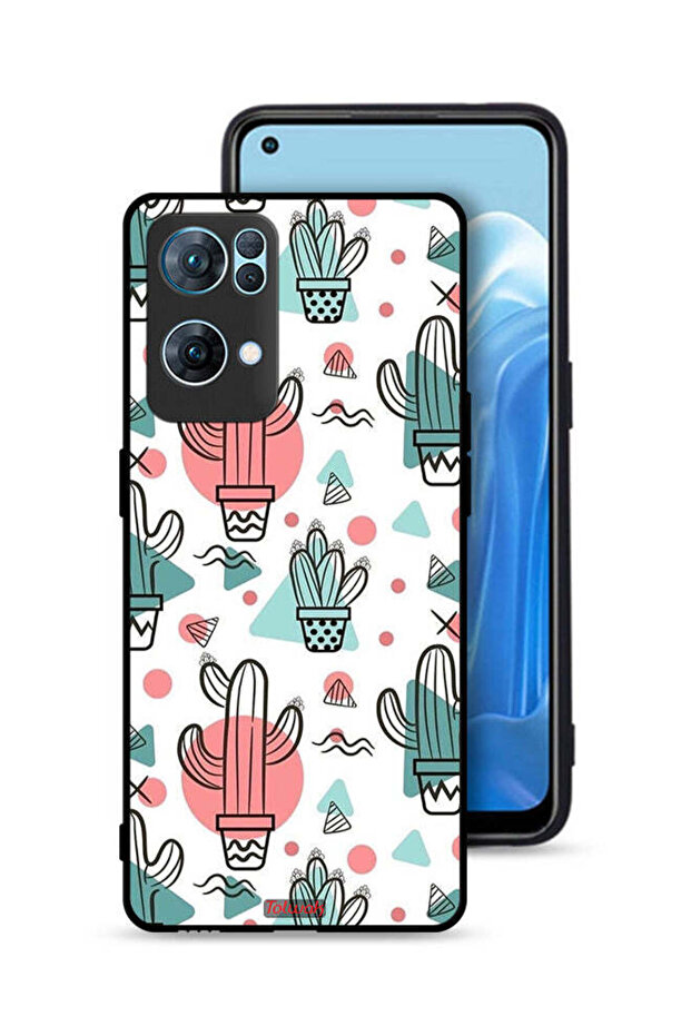 غطاء حماية لهاتف Oppo Reno7 Pro 5G بلون الصبار
