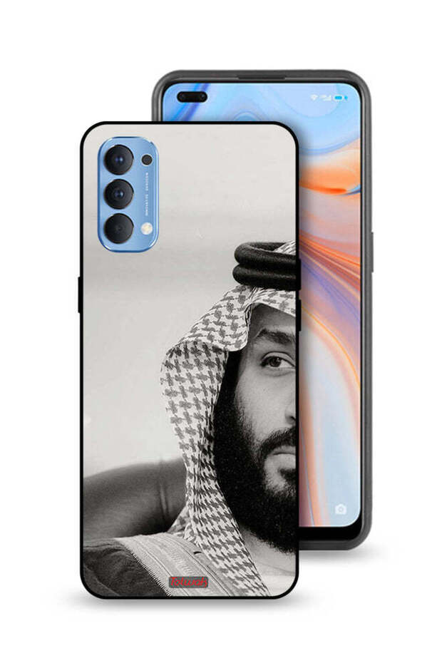 غطاء حماية لهاتف Oppo Reno4 4G محمد بن سلمان