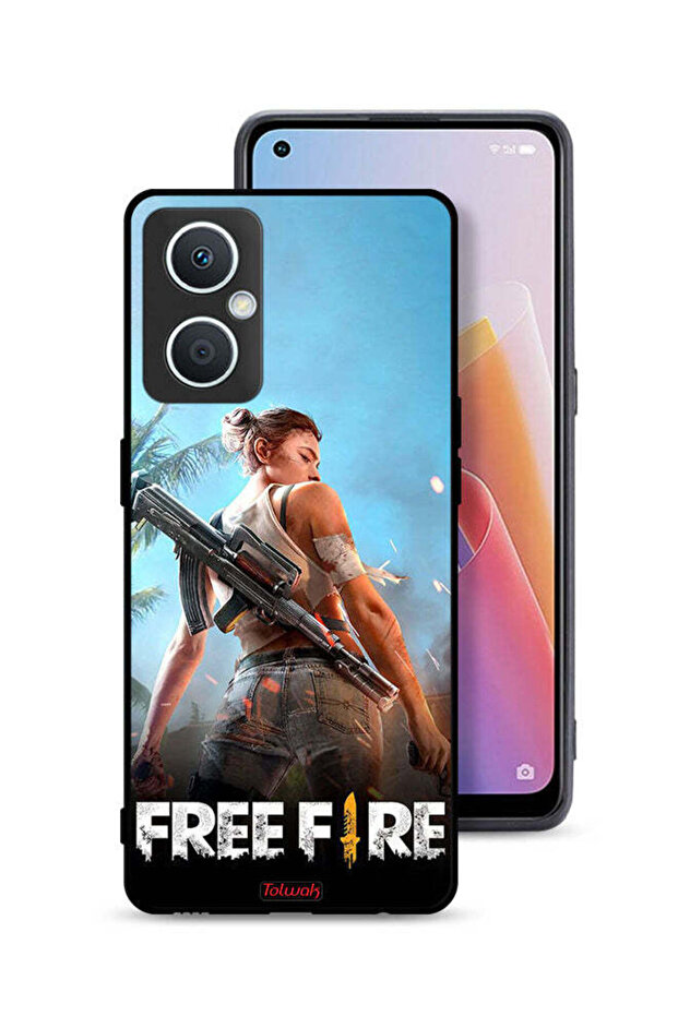 غطاء حماية لهاتف Oppo A96 5G (الصين) Free Fire