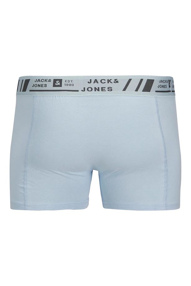 J&J Cangus Erkek 3'lü Renkli Logolu Mavi Sarı Siyah Boxer Paketi - 5