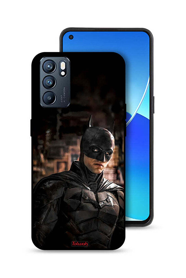 غطاء حماية لهاتف Oppo Reno6 5G باتمان