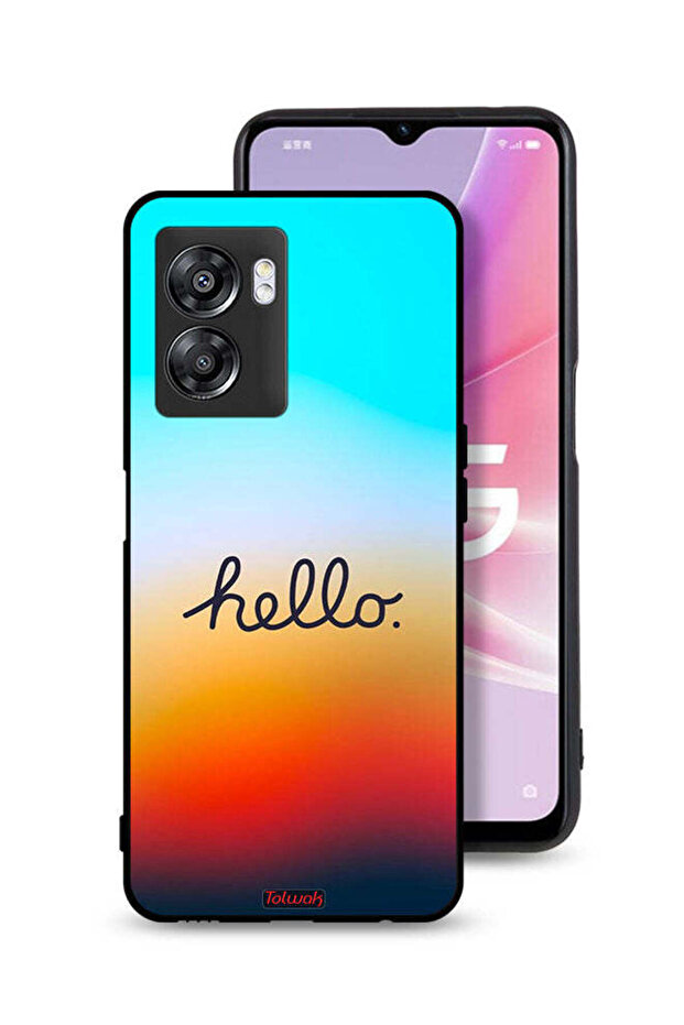 Oppo A57 5G Protective Case Cover Hello