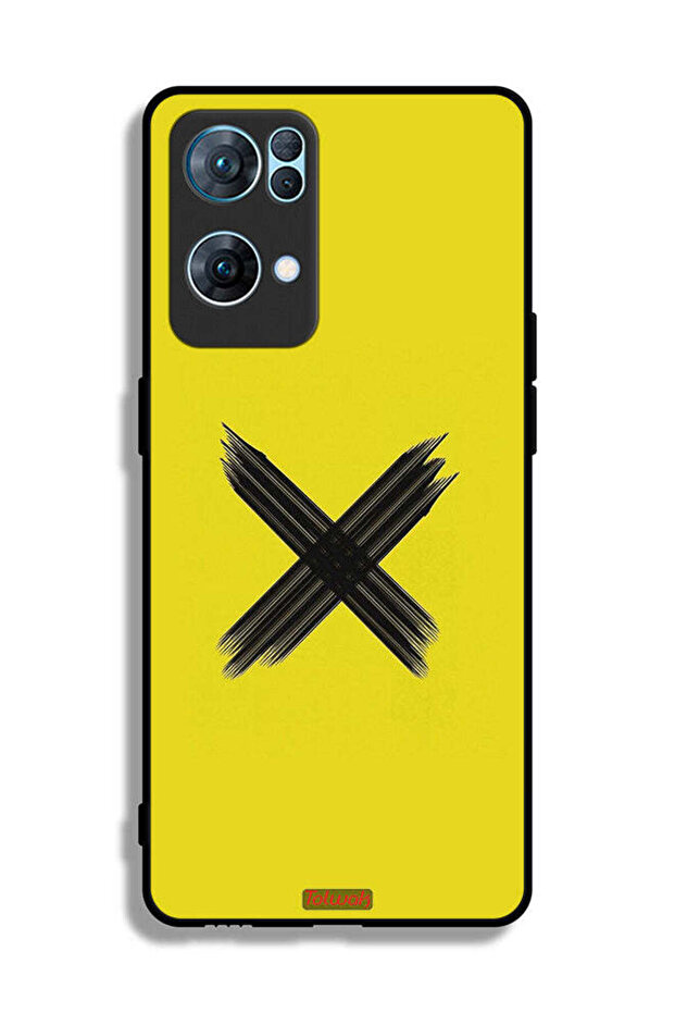غطاء حماية لهاتف Oppo Reno7 Pro 5G بنمط X - 2