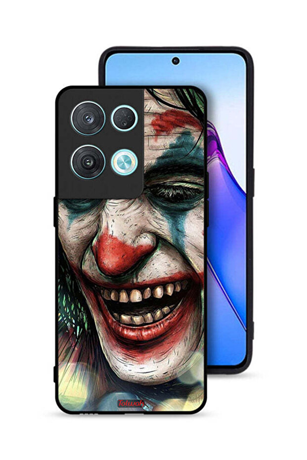 غطاء حماية لهاتف Oppo Reno8 Pro 5G بوجه الجوكر الضاحك
