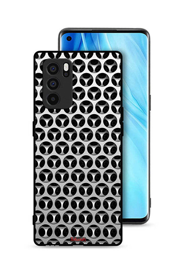 غطاء حماية لهاتف Oppo Reno6 Pro 5G بنقشة عقارب الساعة