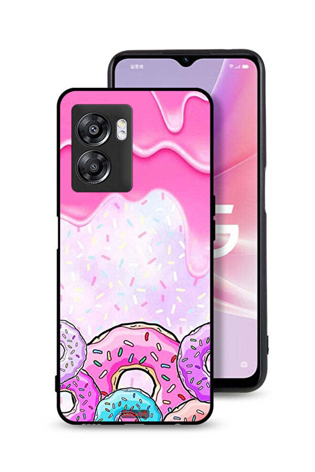 غطاء حماية لهاتف Oppo A57 5G بألوان دونات