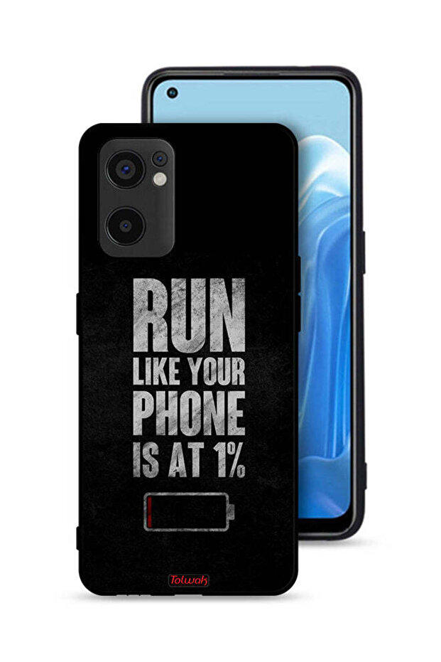 Oppo Reno7 SE 5G Protective Case Cover Run Like Your Phone Is At 1 Percent