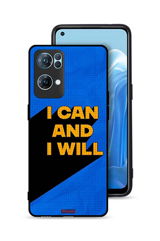 غطاء حماية لهاتف Oppo Reno7 Pro 5G - أستطيع وسأفعل