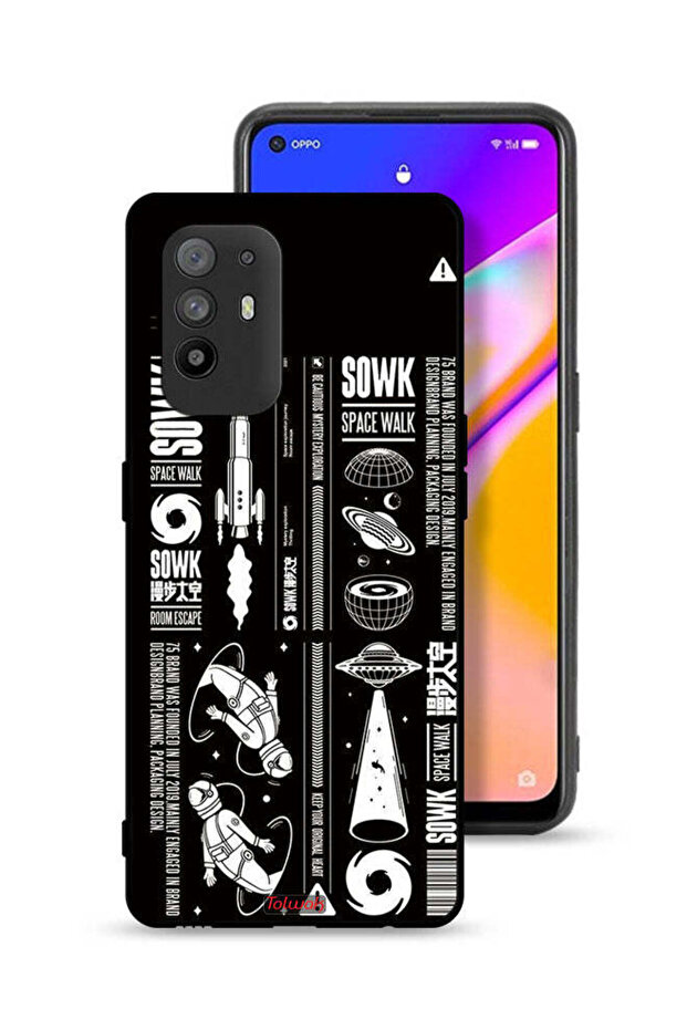 غطاء حماية لهاتف Oppo A95 5G ملصق Sowk Space Walk