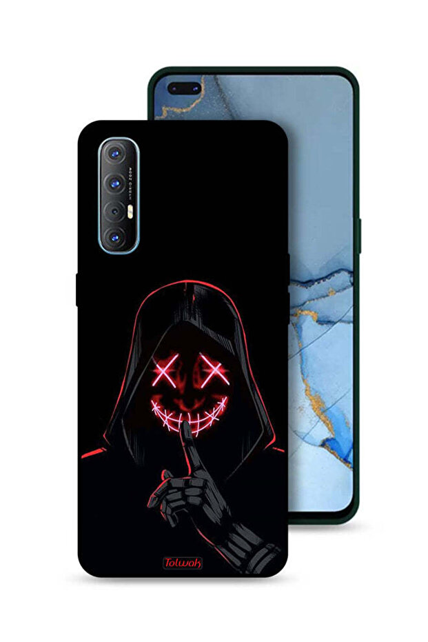غطاء حماية لهاتف Oppo Reno3 Pro 4G بلون مارشميلو
