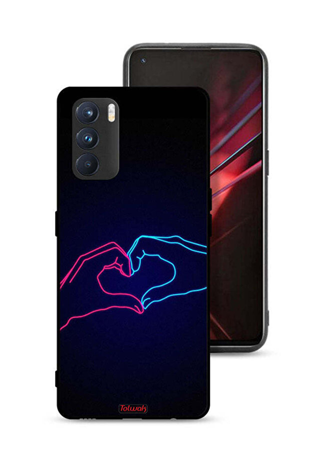 Oppo K9 Pro Protective Case Cover Touching Hand Making Heart