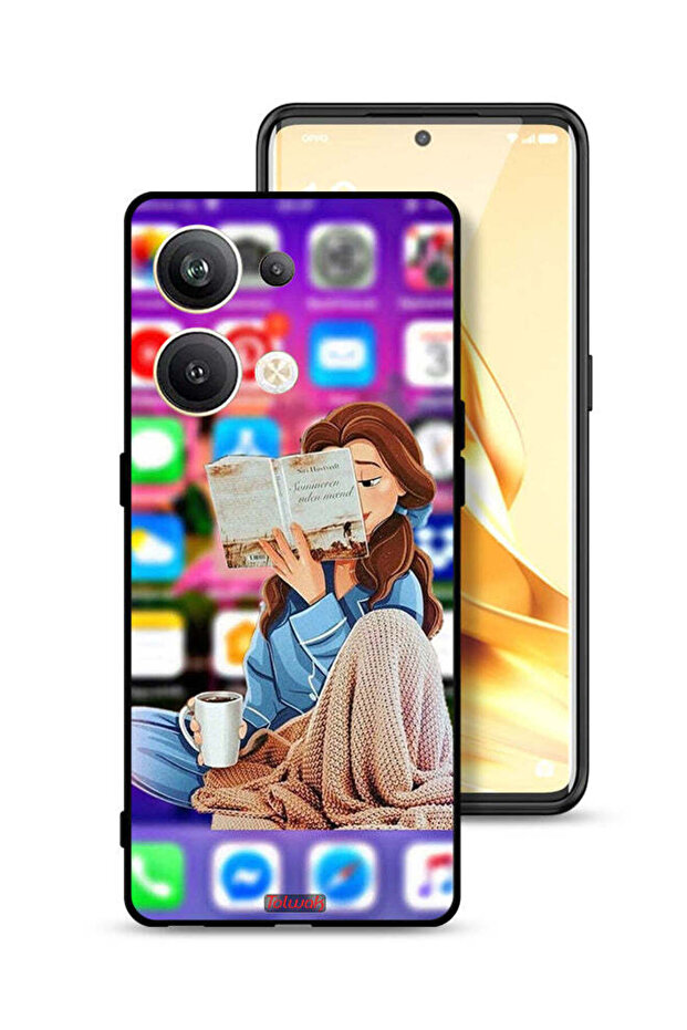 غطاء حماية لهاتف Oppo Reno9 Pro Plus 5G - قراءة