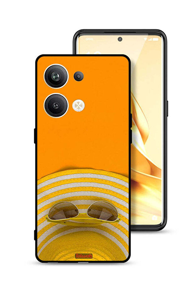 غطاء حماية واقٍ لهاتف Oppo Reno9 Pro Plus 5G مع قبعة ونظارات