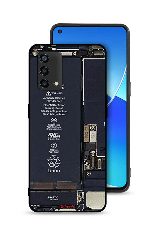 Oppo A95 4G Protective Case Cover Phone Circuit Pattern
