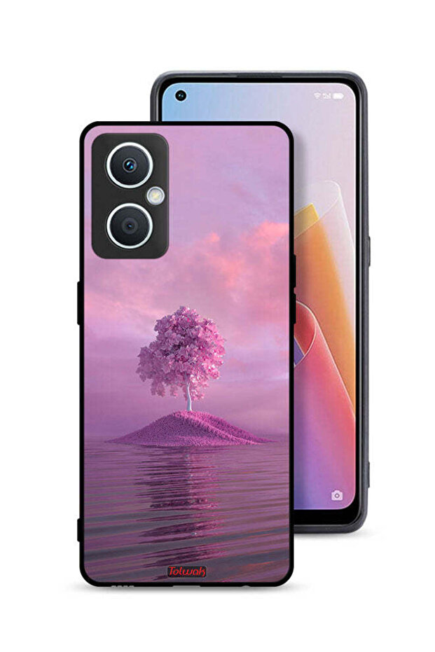 غطاء حماية لهاتف Oppo A96 5G (الصين) بتصميم شجرة Unsplash