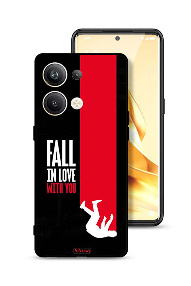 غطاء حماية لهاتف Oppo Reno9 Pro Plus 5G - "وقع في حبك"