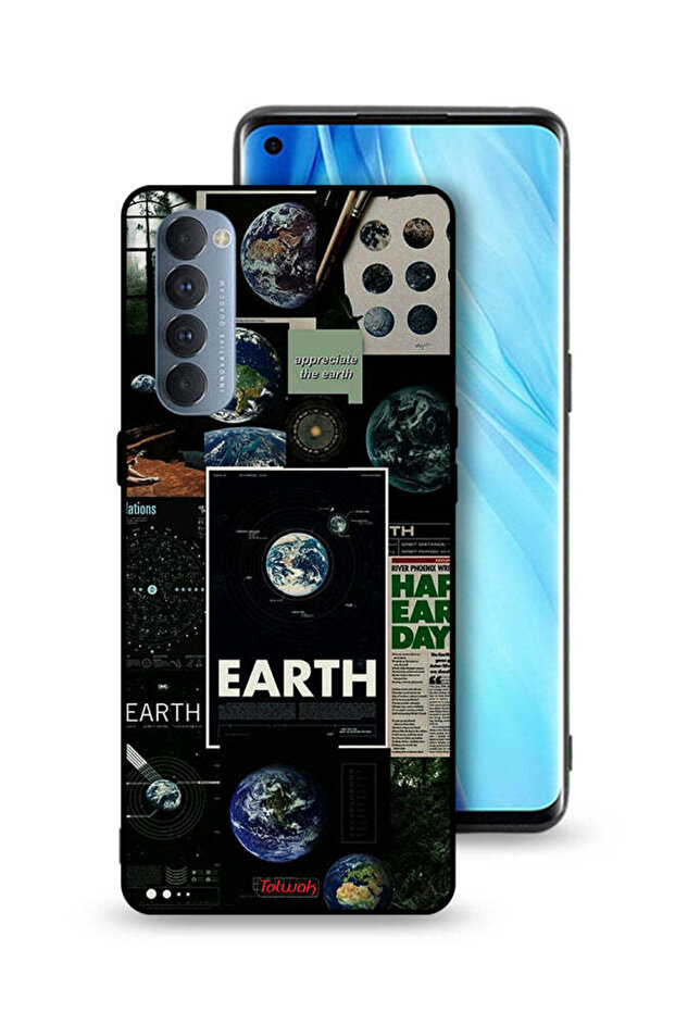 غطاء حماية لهاتف Oppo Reno4 Pro 4G - لون الأرض