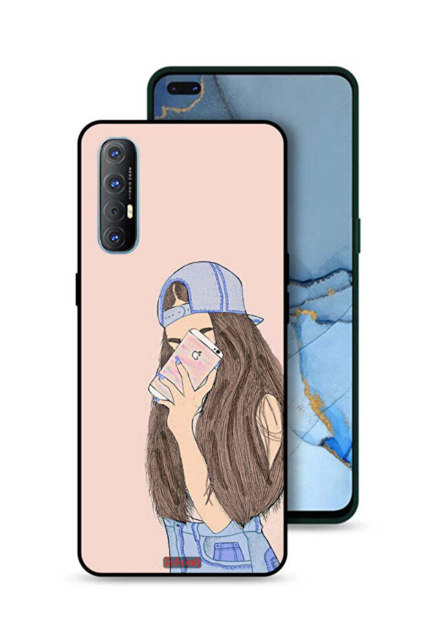 غطاء حماية لهاتف Oppo Reno3 Pro 4G لالتقاط صور سيلفي