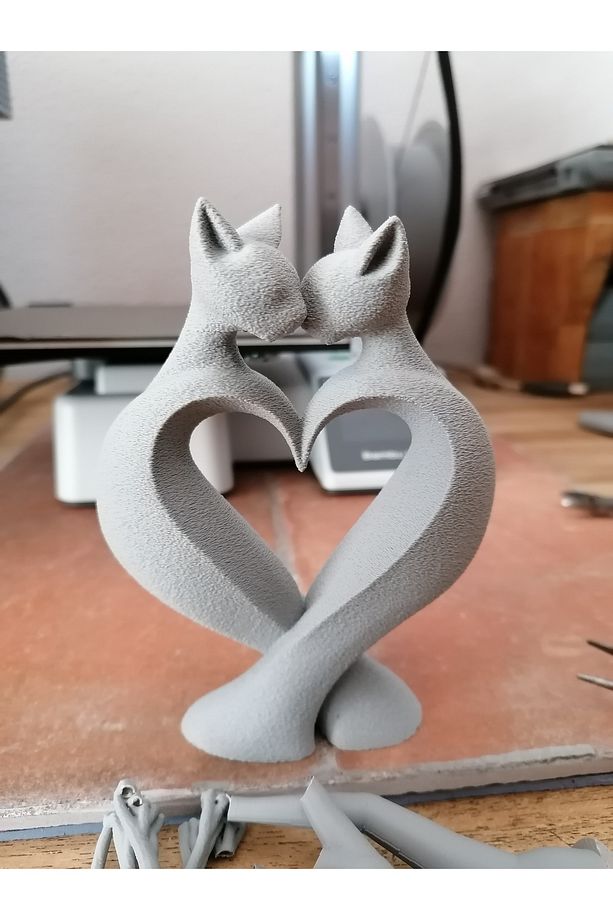 AŞK ÇİFT KEDİ DEKOR FİGÜRÜ - 2