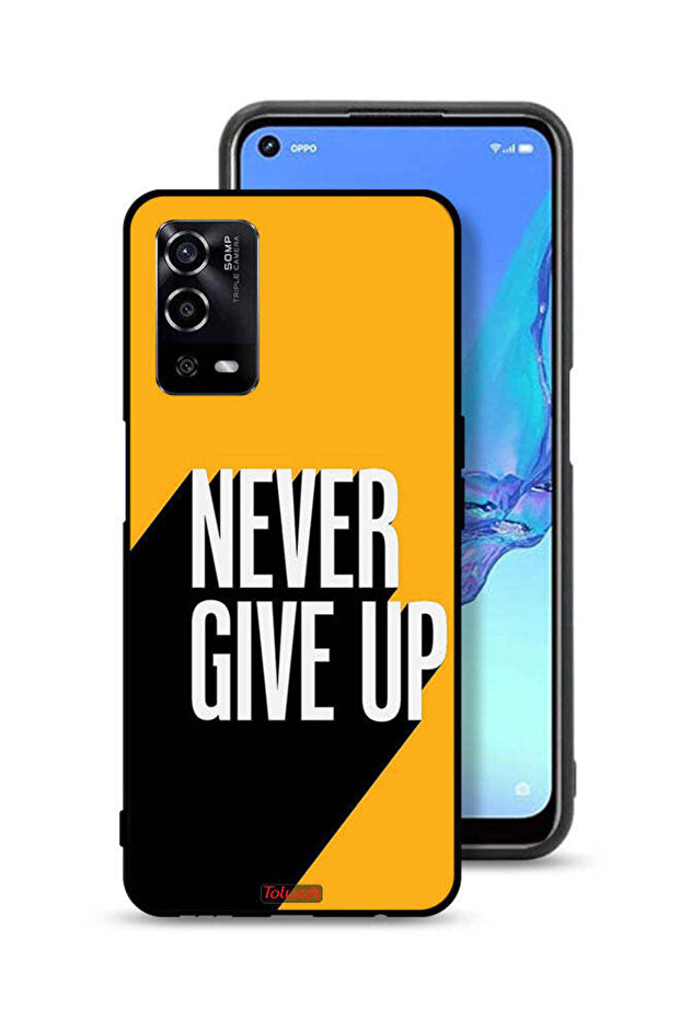 Oppo A55 4G Protective Case Cover Never Give Up