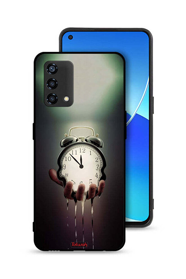 غطاء حماية على شكل ساعة لهاتف Oppo Reno6 Lite