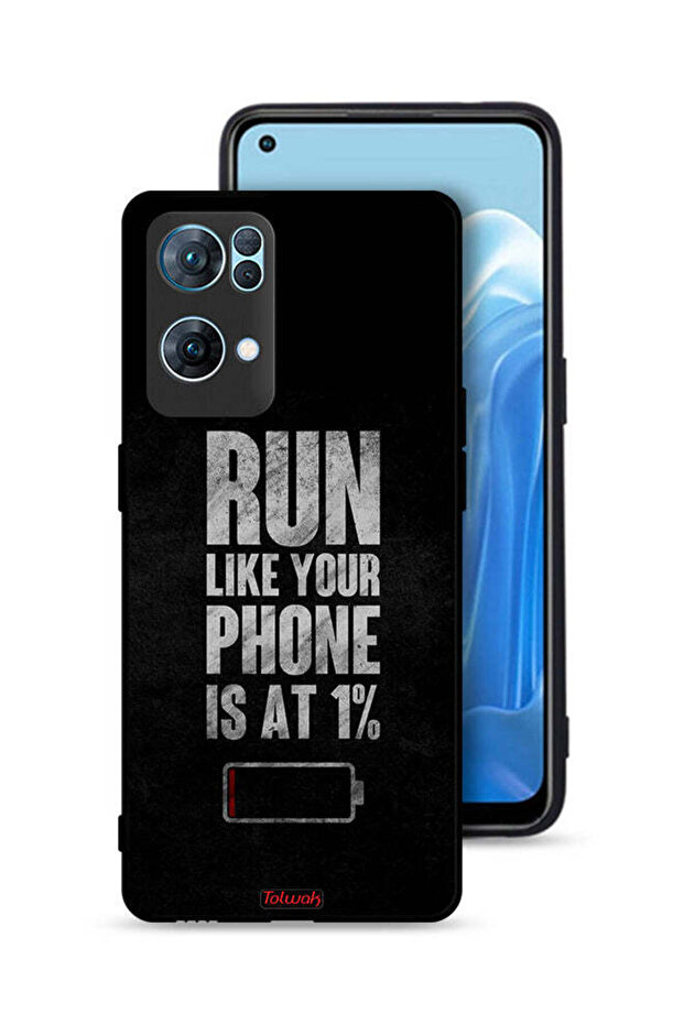 Oppo Reno7 Pro 5G Protective Case Cover Run Like Your Phone Is At 1 Percent
