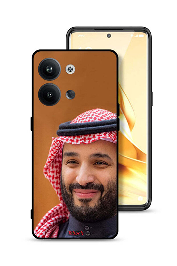 غطاء حماية لهاتف Oppo Reno9 5G محمد بن سلمان