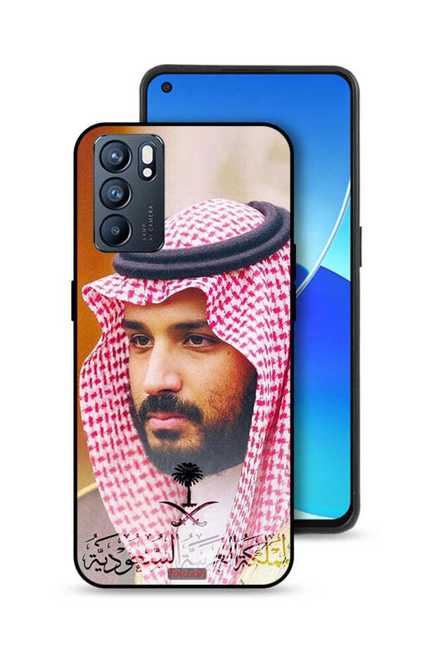 غطاء حماية لهاتف Oppo Reno6 5G محمد بن سلمان