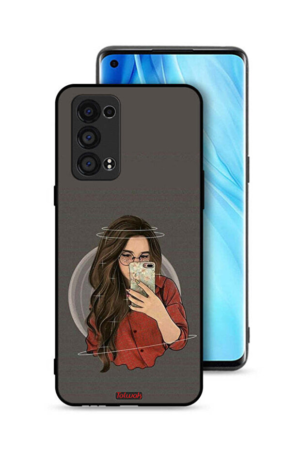 غطاء حماية لهاتف Oppo Reno6 Pro Plus 5G لالتقاط صور سيلفي