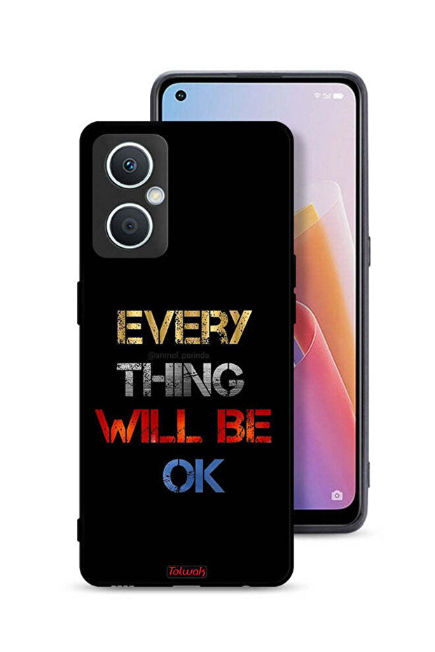 جراب حماية لهاتف Oppo A96 5G (الصين) كل شيء سيكون على ما يرام
