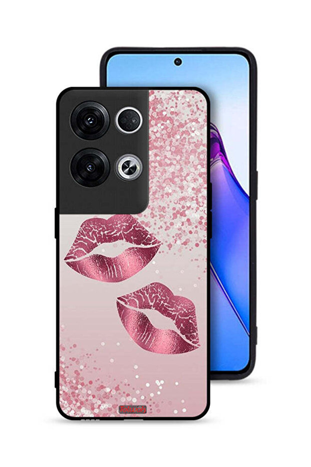 غطاء حماية لهاتف Oppo Reno8 Pro Plus 5G شفاه لامعة