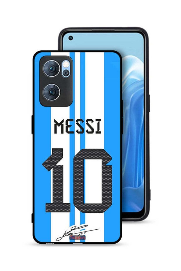 غطاء حماية لهاتف Oppo Reno7 5G بتصميم Messi 10