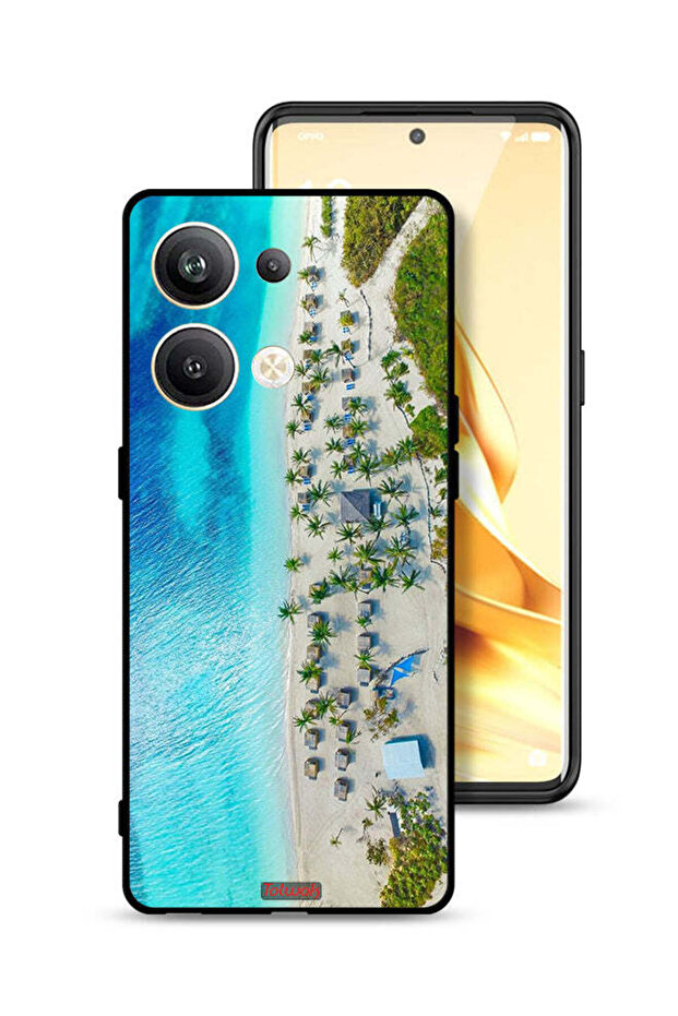 غطاء حماية لهاتف Oppo Reno9 Pro Plus 5G بلون الشاطئ