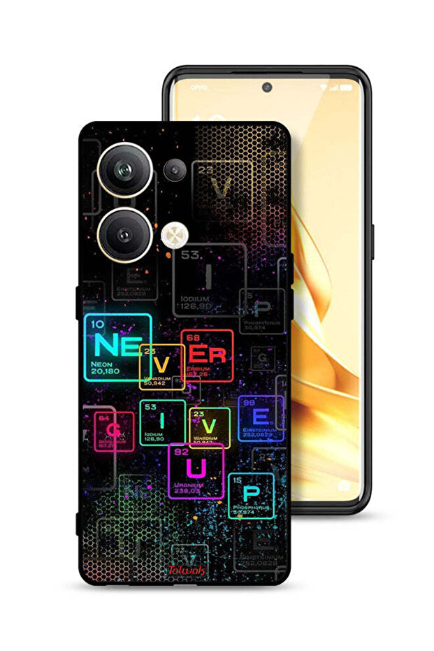 غطاء حماية لهاتف Oppo Reno9 Pro Plus 5G - فن لا تستسلم أبدًا