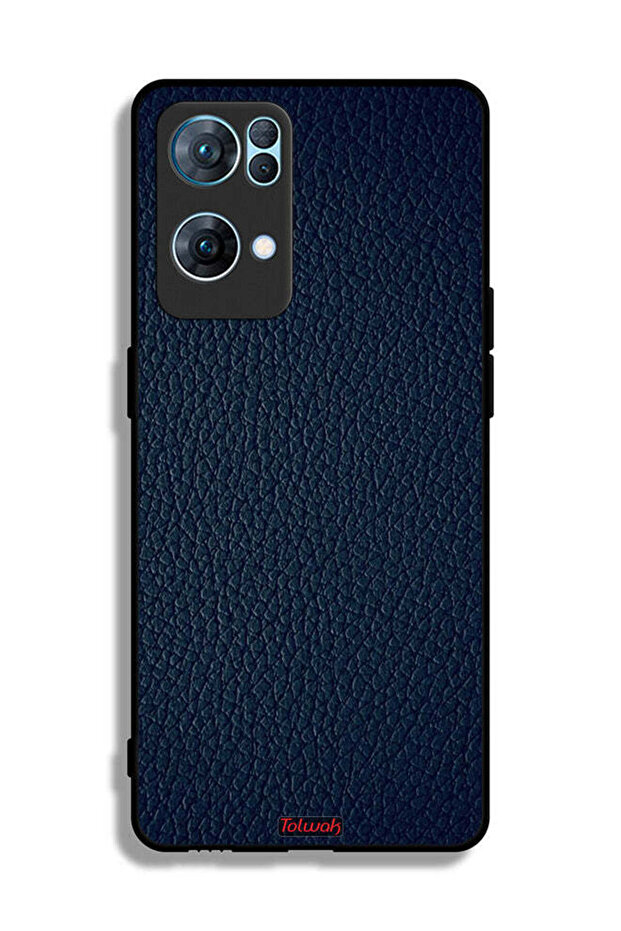 Oppo Reno7 Pro 5G Protective Case Cover Leather Pattern - 2