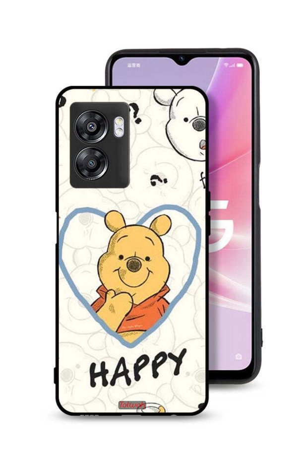 غطاء حماية لهاتف Oppo A57 5G بطبعة دب باباي
