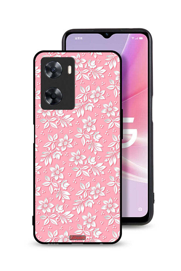 غطاء حماية لهاتف Oppo A57s بنمط خلفية زهور