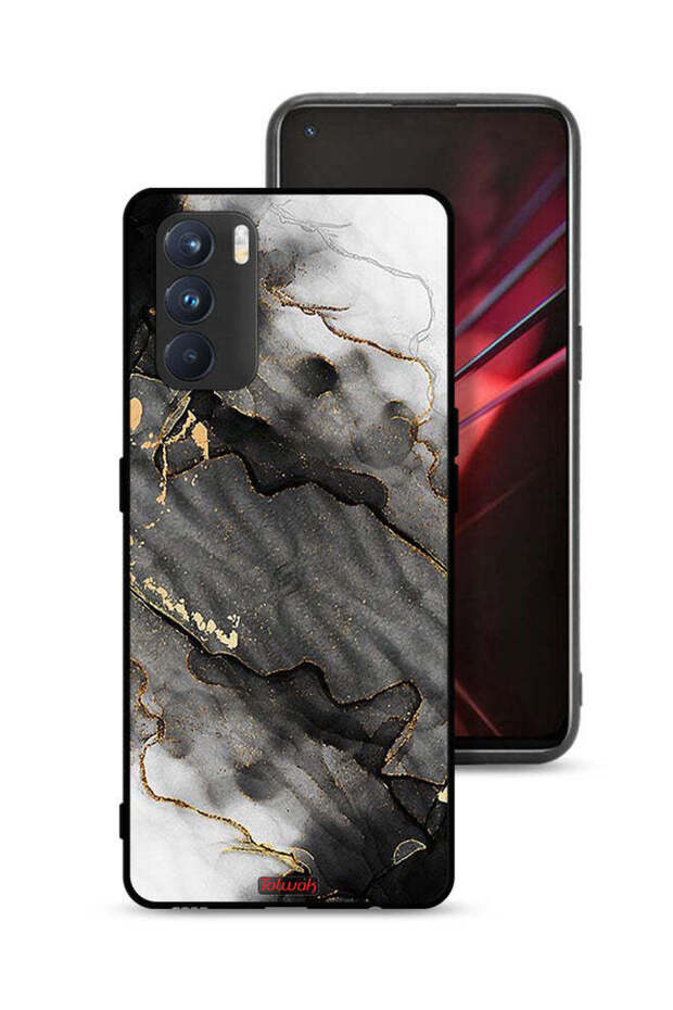 غطاء حماية لهاتف Oppo K9 Pro - رخامي لامع