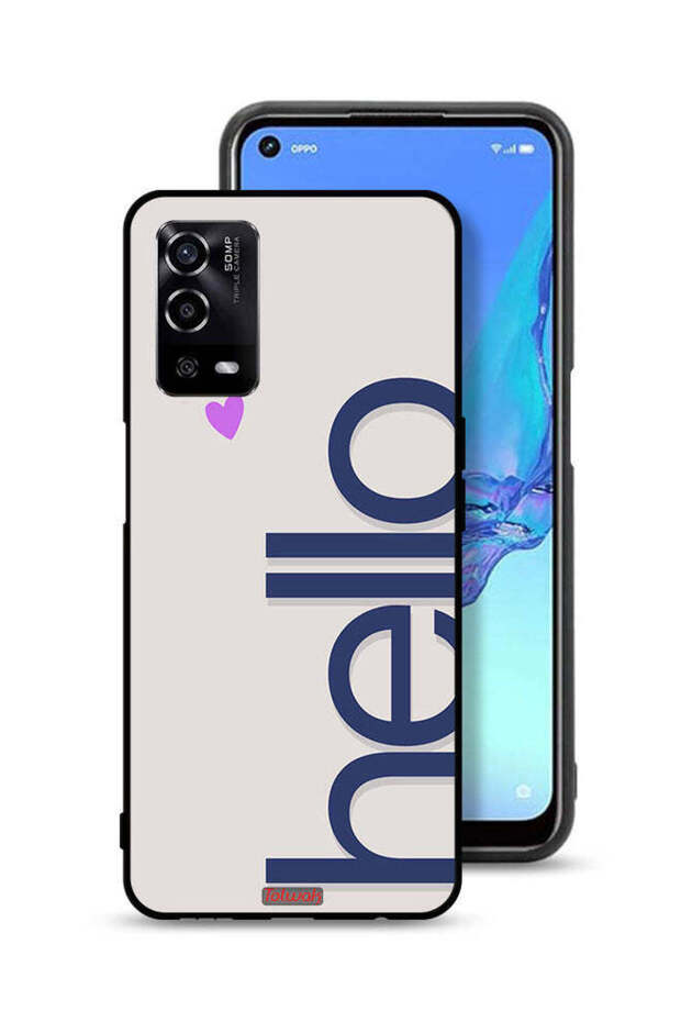 Oppo A55 4G Protective Case Cover Hello