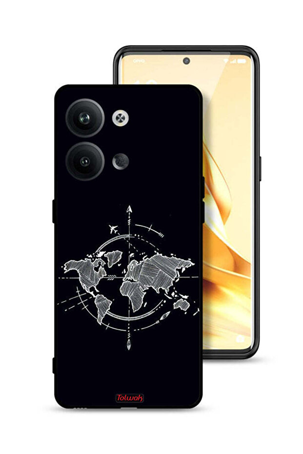 Oppo Reno9 Pro 5G Protective Case Cover Compass Art
