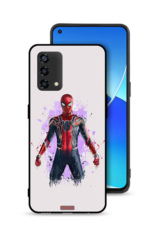 Oppo A95 4G Protective Case Cover Iron Spider Artwork