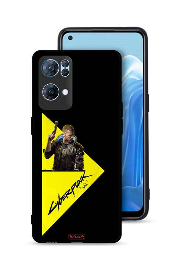 غطاء حماية لهاتف Oppo Reno7 Pro 5G - Cyberpunk 2077