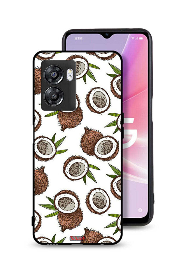 غطاء حماية لهاتف Oppo A57 5G بلون جوز الهند