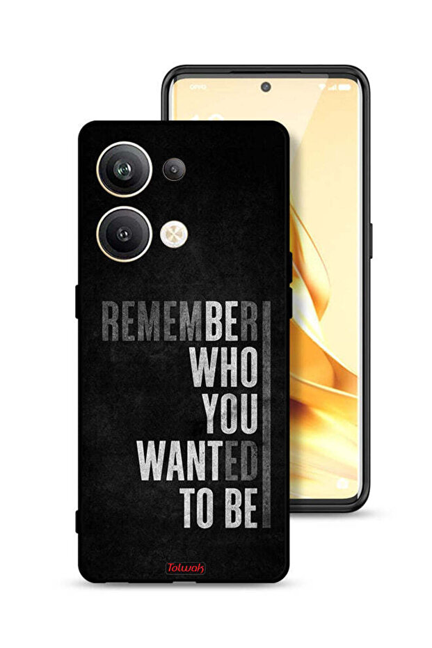 غطاء حماية لهاتف Oppo Reno9 Pro Plus 5G تذكر من أردت أن تكون